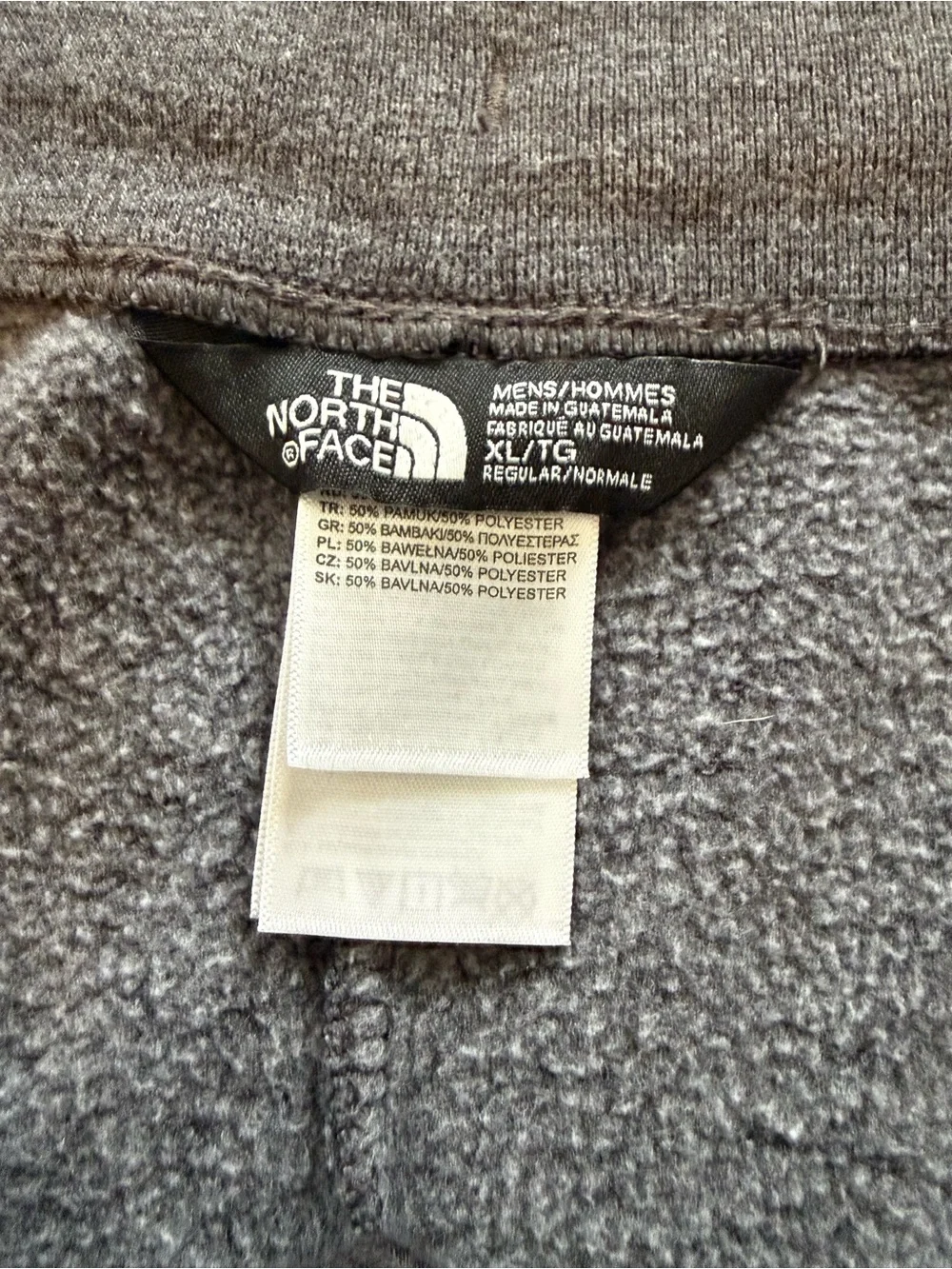 The North Face Men's XL Charcoal Gray Fleece Jogger Sweatpants